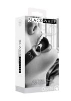 solid ball gag - with bonded leather straps