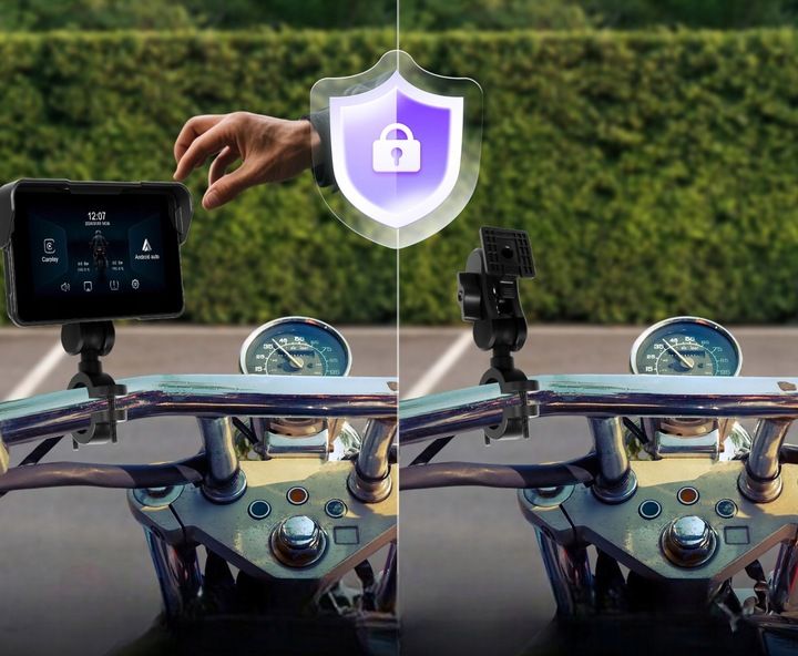 TABLET STACJA MOTOCYKLOWA MULTIMEDIALNA NAWIGACJA CARPLAY ANDROID AUTO zdjęcie 14