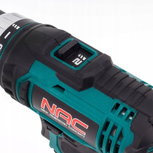 AKUMULATOROWA WIERTARKO WKRĘTARKA NAC 20V 2biegi AKU 2Ah Ładowarka + GRATIS na Arena.pl