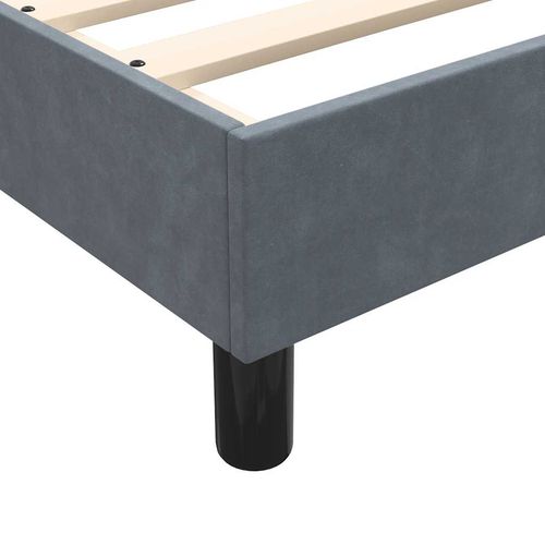 Łóżko typu Box Spring bez materaca Ciemnoszary 200x220 cm na Arena.pl