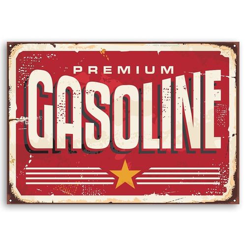 Deco Panel, Retro - stacja paliw 90x60 na Arena.pl