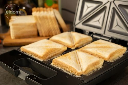 OPIEKACZ DO KANAPEK TOSTÓW SANDWICH TOSTER 1400W DUŻY XXL 4 KANAPKI na Arena.pl