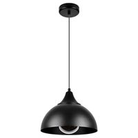 KUPIDYN 1 Lampa wisząca - Industrialna, metalowa, czarny 1xE27