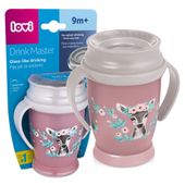 LOVI Kubek niekapek 360° z uchwytami 250 ml JUNIOR Wild Soul Gril