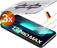 Szkło hartowane 3x iPhone 13 Pro Max 6.7" 9H folia z ramką