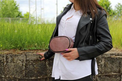 T-01 Nerko-torebka-pudrowy róż J KEMER na Arena.pl