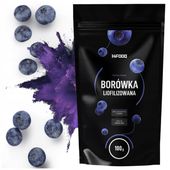 Proszek Borówka Liofilizowana Borówki 100 g 100g Bardzo Drobny Klasa