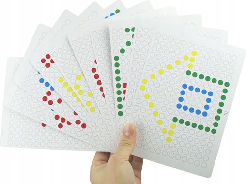 TABLICA MAGNETYCZNA DINOZAUR UKŁADANKA MOZAIKA MONTESSORII na Arena.pl