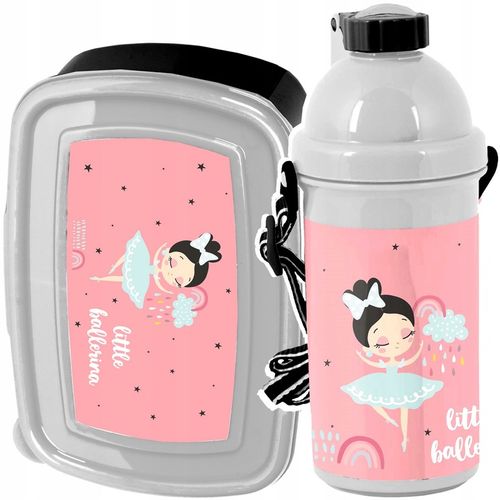 ZESTAW SZKOLNY 5-ELEMENTOWY TORNISTER DZIEWCZĘCY BALERINA BALETNICA PASO na Arena.pl