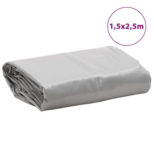 Plandeka, szara, 1,5x2,5 m, 650 g/m² na Arena.pl