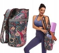 DUŻA Torba treningowa na MATĘ AEROBIC JOGA FITNESS