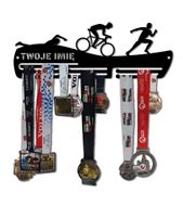 Wieszak na medale TRI twoje imię dowolny tekst 33.1