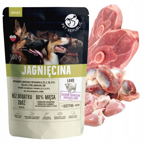 PET REPUBLIC karma mokra dla psa mix smaków 12 x 500g na Arena.pl