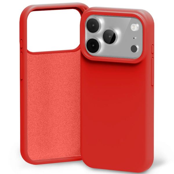 etui mercury silicone do iphone 17 pro   czerwony zdjęcie 5