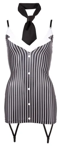 cottelli costumes xl - kostium sekretarki z kołnierzykiem i krawatem na Arena.pl