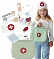 LITTLE DUTCH DREWNIANY ZESTAW LEKARZA Z WALIZKĄ