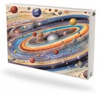 Mata magnetyczna magnes na grzejnik Fototapeta na wymiar KOSMOS GALAKTYKA