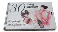 pudełko na pieniądze 9,5 x 16cm banknotówka kolor 30-stka elegant