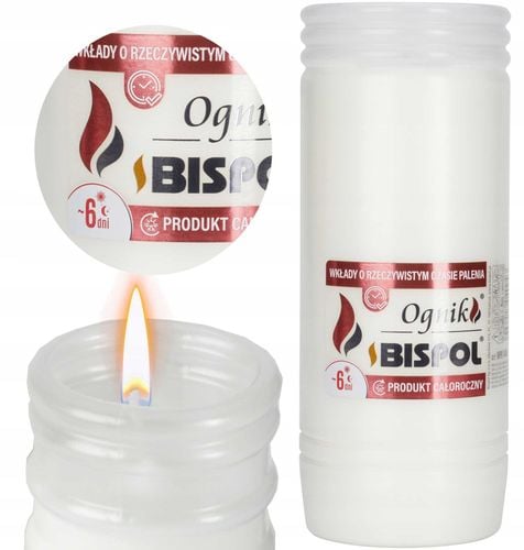 bispol - wkład zalewany ognik wp6 - 14 szt. na Arena.pl