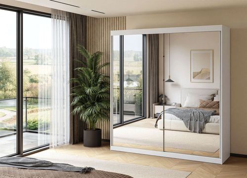 SZAFA BASTER lustro plus połysk 200 cm na Arena.pl