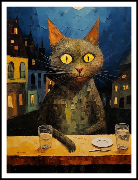 Plakat 75x100cm Nocny Obserwator zdjęcie 3