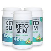3x KETOSLIM BENTO - SKUTECZNE ODCHUDZANIE, SPALANIE TŁUSZCZU, REDUKCJA 30K