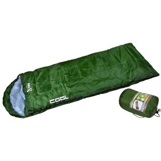 Śpiwór turystyczny mumia kołdra Cool zielony