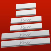 Listwa progowa SKODA YETI Stal nierdzewna 304 mat 4szt