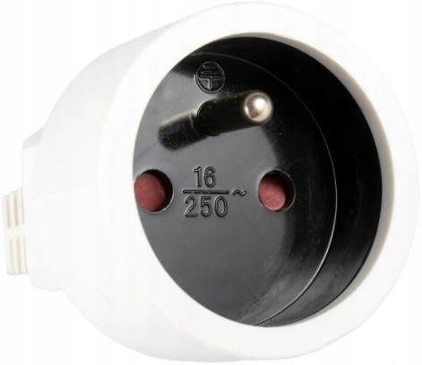 PRZEDŁUŻACZ SIECIOWY AGD MOCNY POJEDYŃCZY KABEL ELEKTRYCZNY 1 GNIAZDO 3 M na Arena.pl