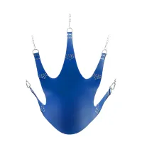 mr. sling skorzany pas 5-punktowy stalowe zawieszenie 113x122cm