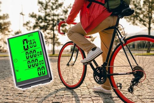 Bezprzewodowy Licznik Rowerowy Prędkościomierz Podświetlenie Do Roweru na Arena.pl