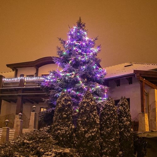 VOLTRONIC Świąteczny łańcuch - 600 LED, kolor + pilot na Arena.pl