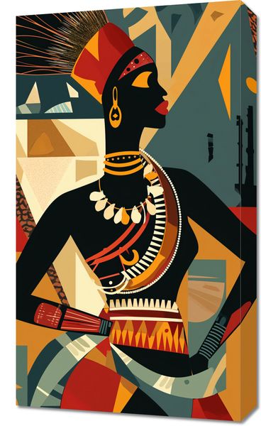 Obraz 40x70cm Afrykańska Mozaika zdjęcie 1