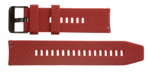 Pasek do zegarka - Vector Smart VCTR-22-S4RD czerwony 20mm na Arena.pl
