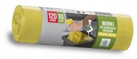 az worki do segregacji odpadów metal plastik 120l 10szt żółte
