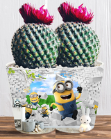 Doniczka do kwiatów/roślin - Minionki i Gru