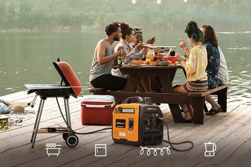 58dB 21kg Cichy 3.3KW Agregat Prądotwórczy Inwertorowy Generator lekki na Arena.pl