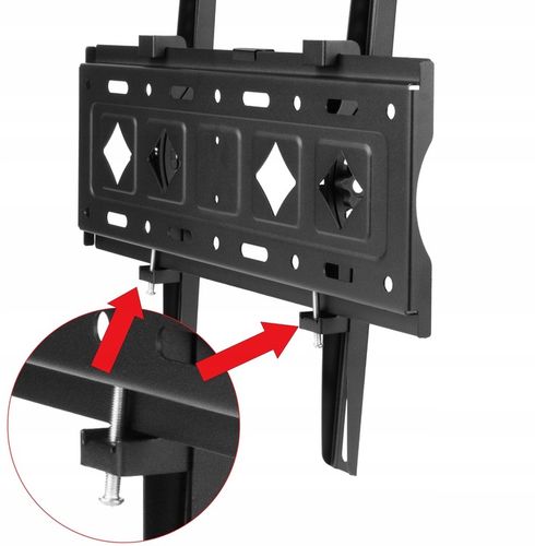 Super Mocny Uchwyt do Telewizora 25-80 cali 80kg Regulacja nachylenia na Arena.pl