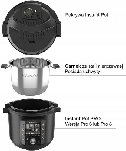 Instant Pot Pro 6 multicooker 10 w 1 na Arena.pl