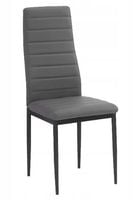 Krzesło tapicerowane nowoczesne do jadalni salonu Mark5 szare