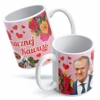 Kubek Donald Tusk Smacznej Kawusi