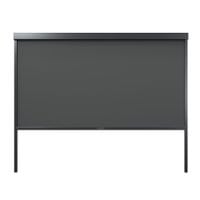 MARKIZA TARASOWA MANUALNA 370X238 CM ŚCIANKA BOCZNA 4M DO PERGOLI LUXE ANTRACYT