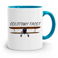 Kubek Błękitny Dla Chłopaka Odlotowy Facet Z Nadrukiem Ze Zdjęciem