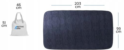 DMUCHANY MATERAC 200 x 100cm SAMOPOMPUJĄCY ZESTAW Z POMPKĄ na Arena.pl