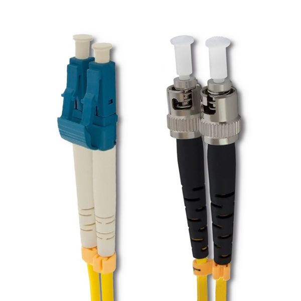 Qoltec Patchcord światłowodowy LC/UPC - ST/UPC | Singlemode | 9/125 | G652D | Duplex | 5m zdjęcie 2