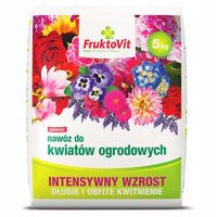 FRUKTOVIT PLUS NAWÓZ DO RÓŻ I ROŚLIN KWITNĄCYCH GRANULAT BUJNE KWIATY 5KG