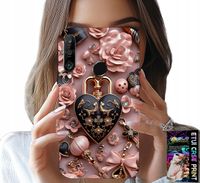 ETUI DO HUAWEI P30 LITE - KOBIECE WZORY KŁÓDKA SERCE CASE + SZKŁO