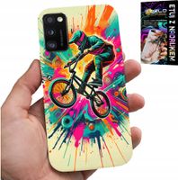 ETUI DO SAMSUNG GALAXY A41 - ROWERY BMX TRIKI SPORTY WYCZYNOWE +SZKŁO