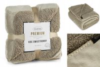 Koc Narzuta 150x200 Polar Bukla Eurofirany Sherpa Baranek Kapa Dwustronna