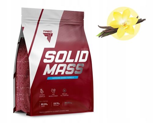 GAINER TREC SOLID MASS OGROMNA PACZKA 5800g MASA BIAŁKO WĘGLOWODANY 5,8 kg na Arena.pl